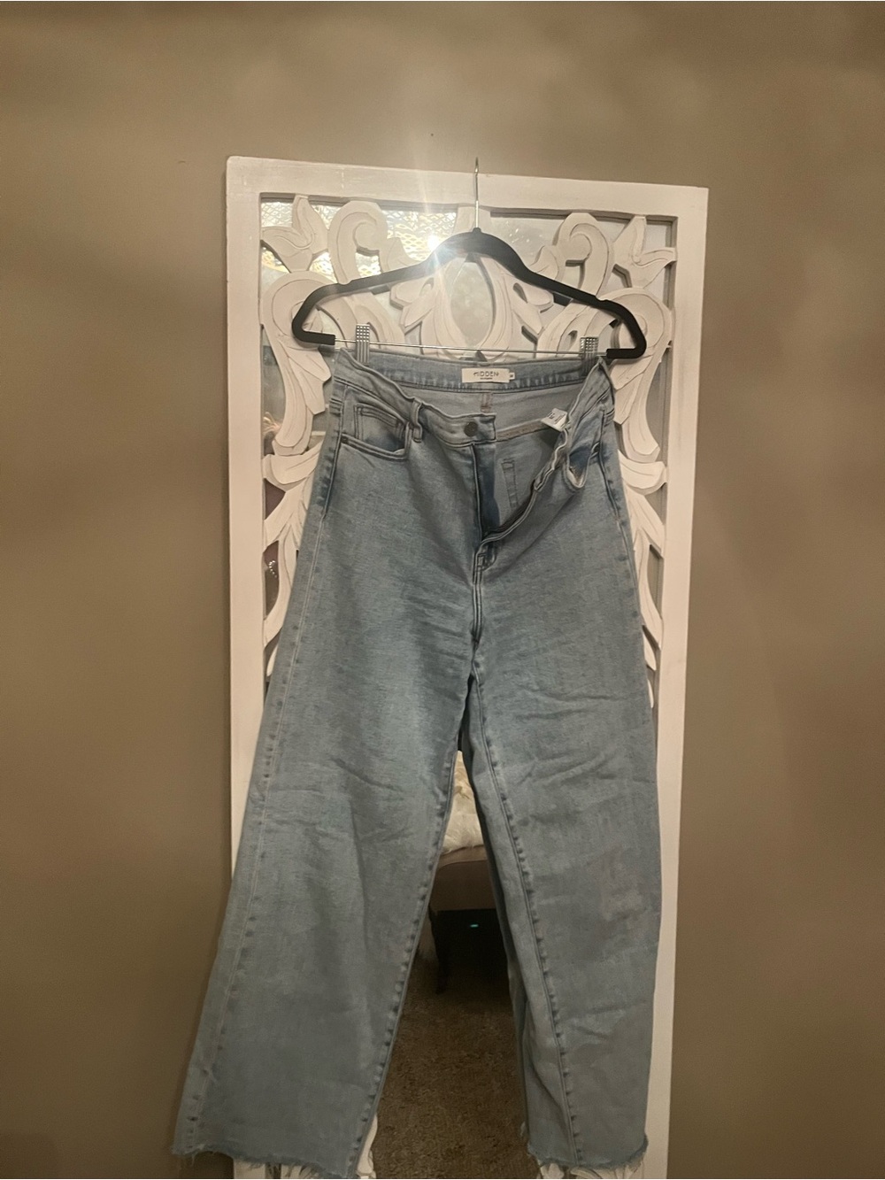 Light Wash Women's High-Rise Straight Jeans